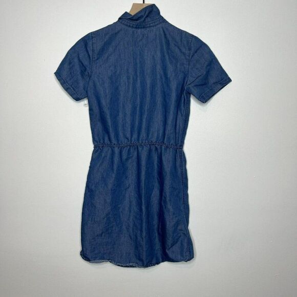 Levi's Girls Chambray Short Sleeve Denim Jean Dress Large - Picture 5 of 5